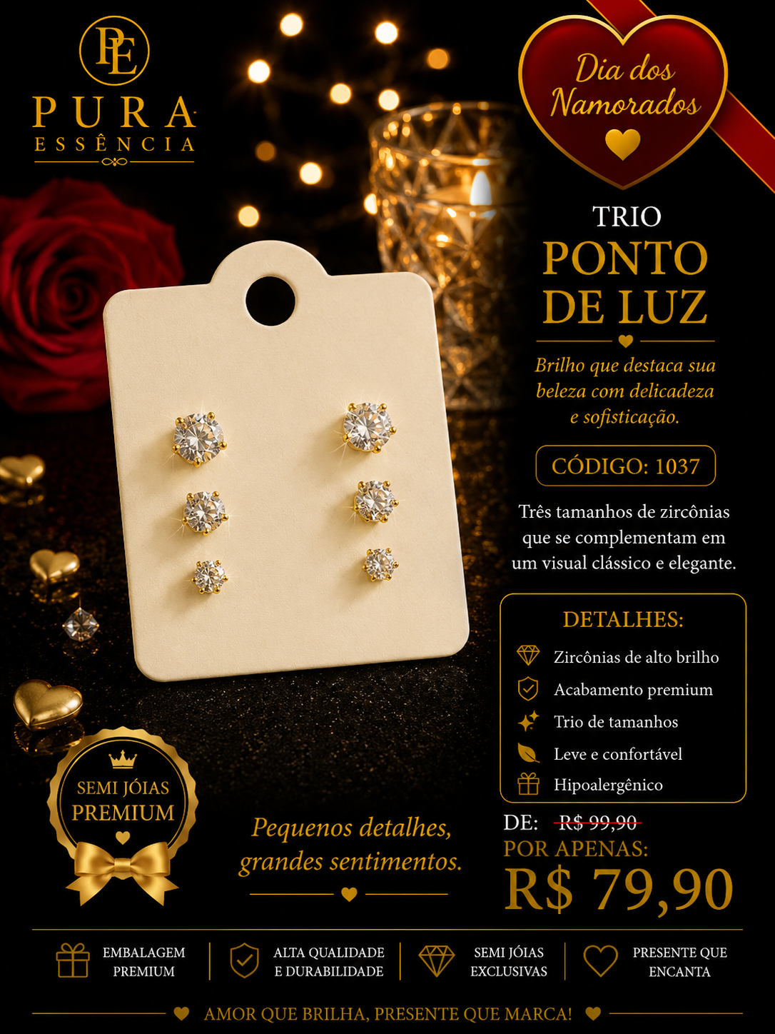 trio ponto de luz