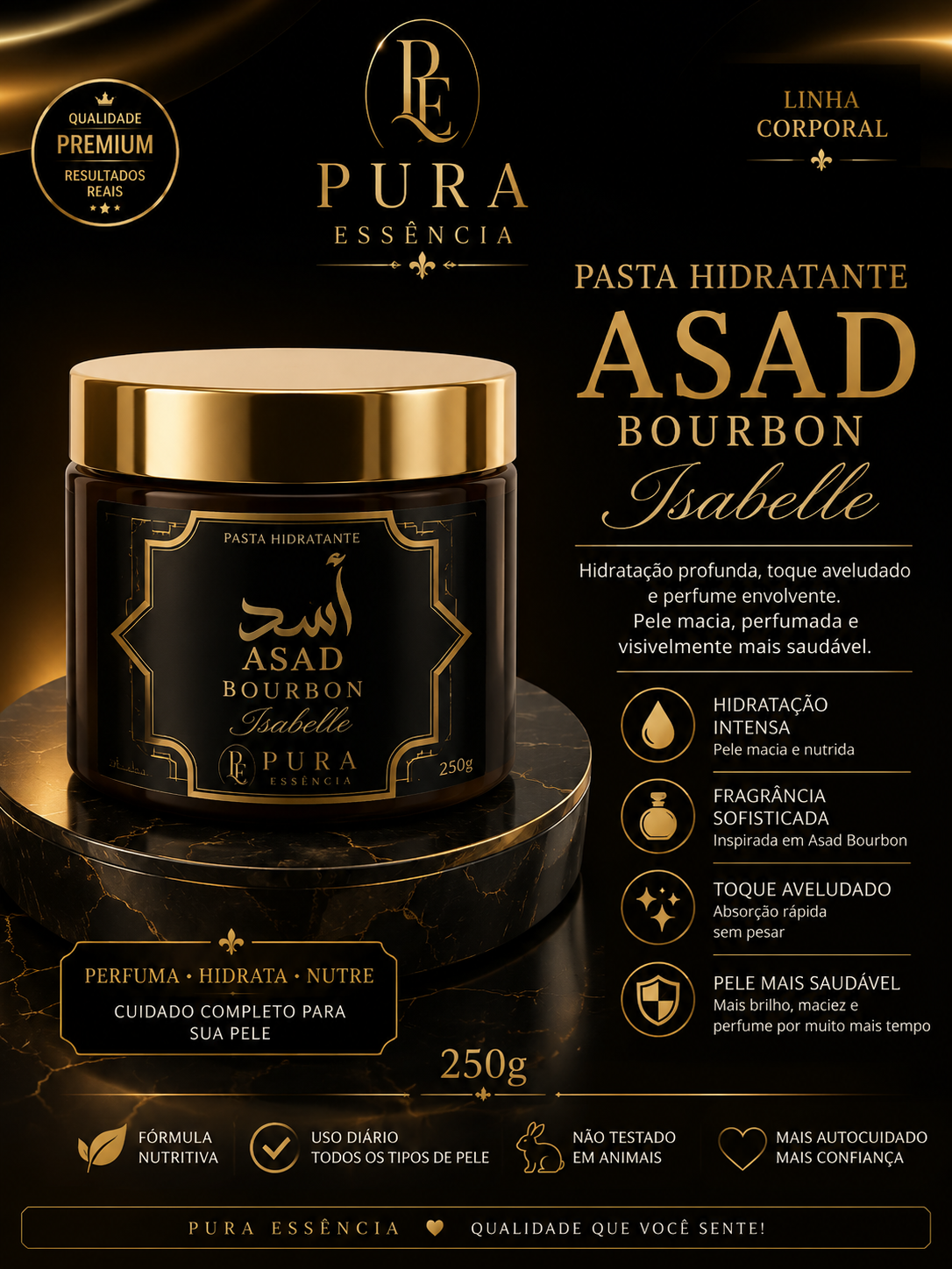 Pasta Hidratante Asad Bourbon Isabelle