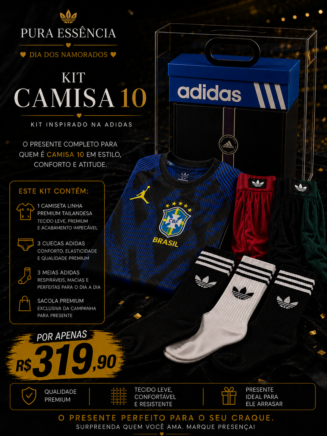 Kit Camisa 10