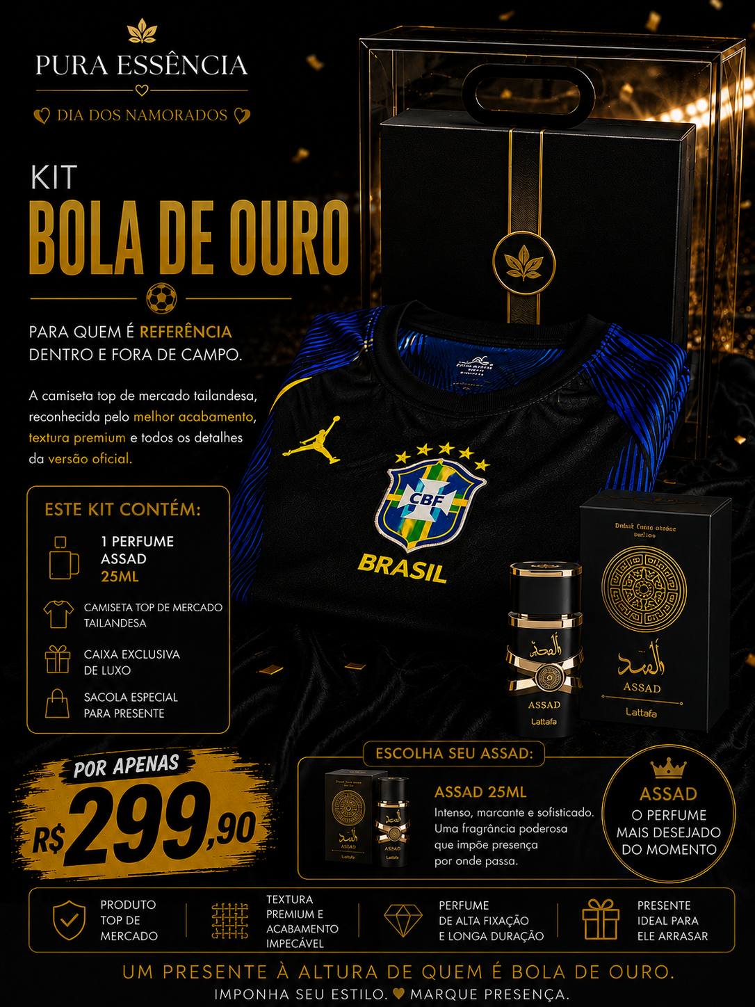 Kit Bola de Ouro