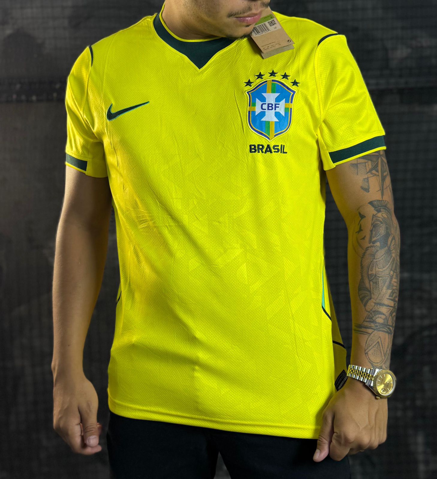Camiseta Tailandesa Amarela G