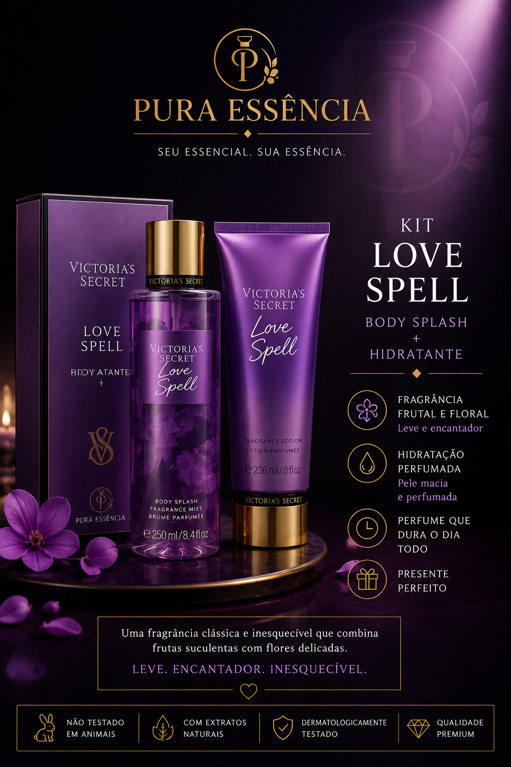 Kit Victoria Secret Love Spell Original