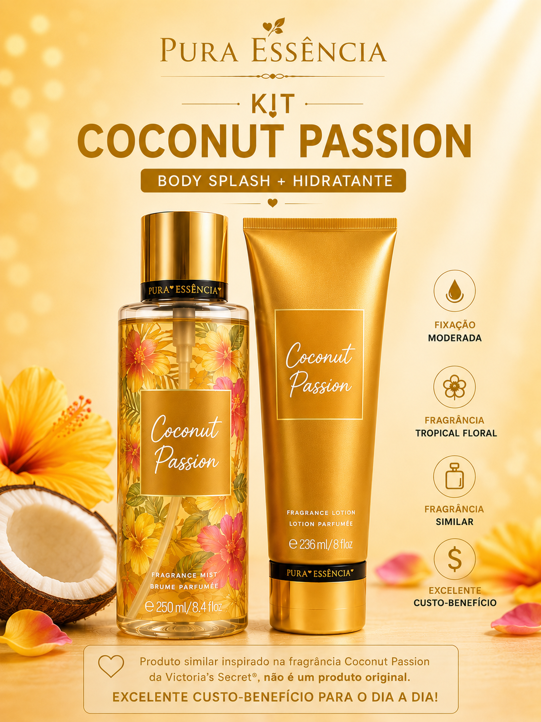 Kit Victoria Secrets Coconut Passion Similar