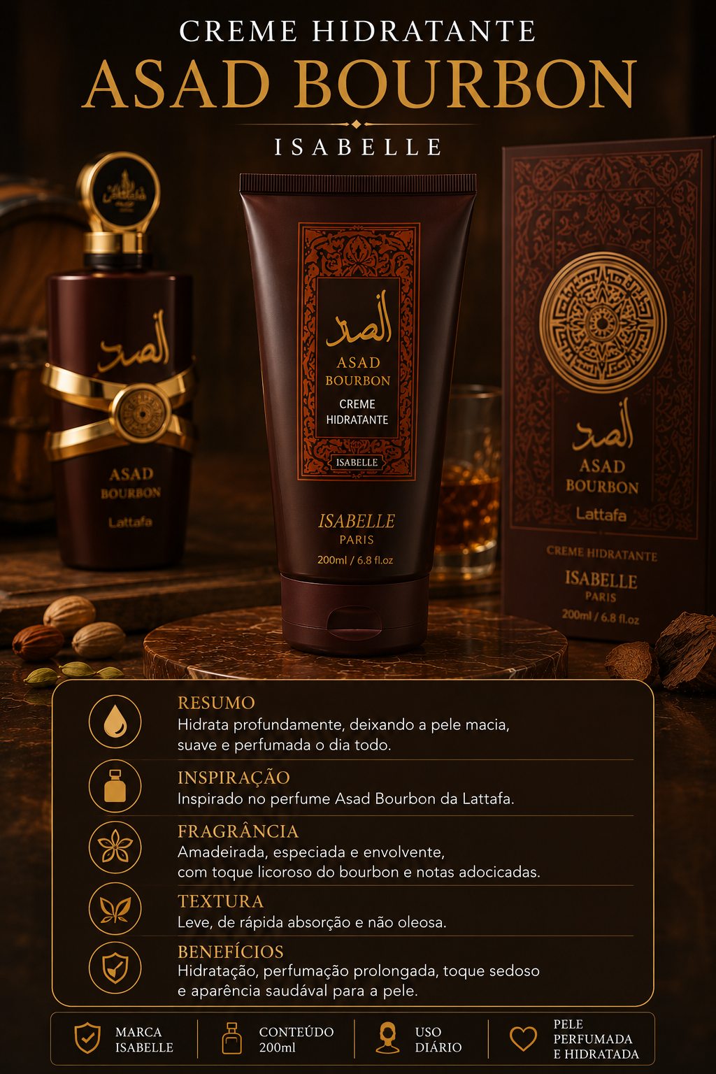 Hidratante Asad Bourbon Isabelle