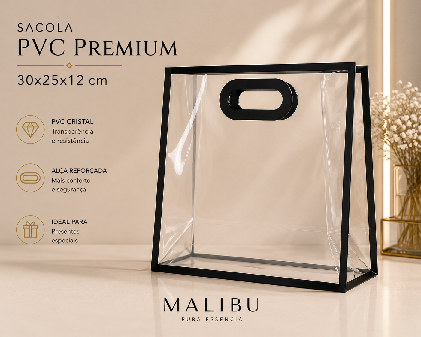 SACOLA PVC PREMIUM