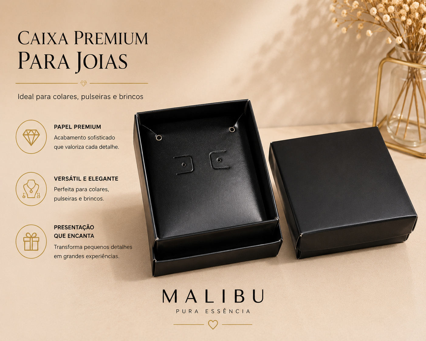 CAIXA PREMIUM PARA JOIAS