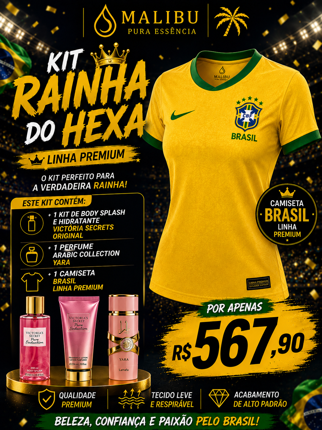 KIT RAINHA DO HEXA
