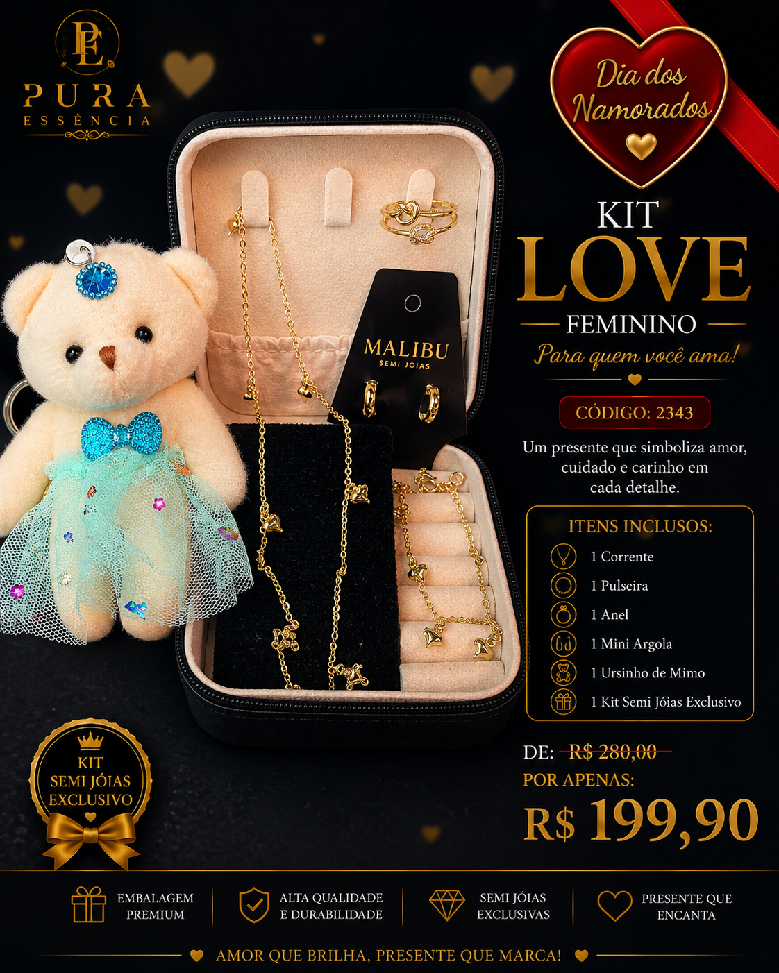 Kit Love Feminino