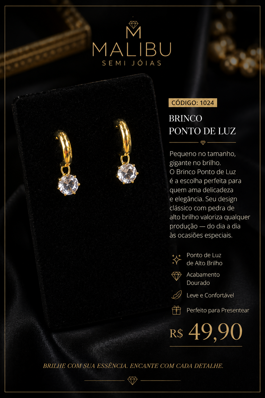 Brinco ponto de luz