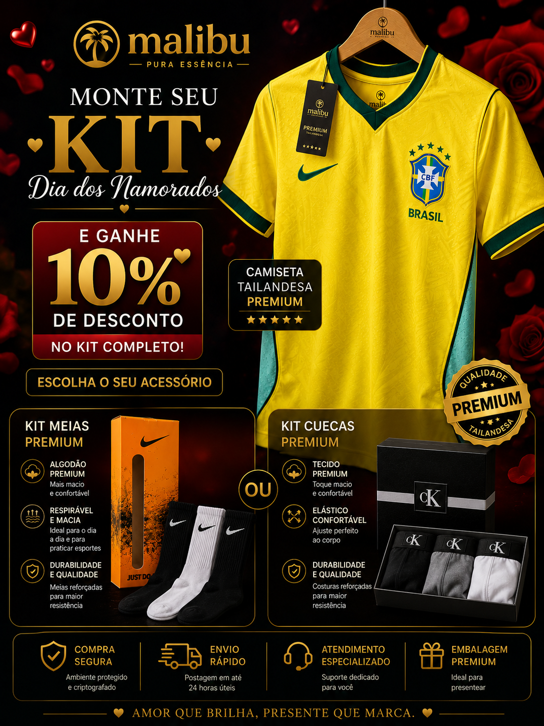 Kit Seleção Nacional Premium